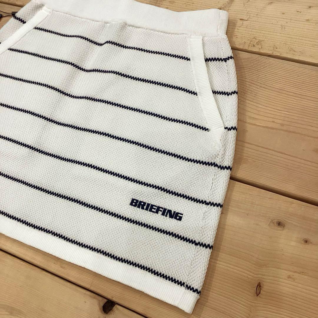 BRIEFING 新品　WOMEN’S STRIPE KNIT SKIRT S