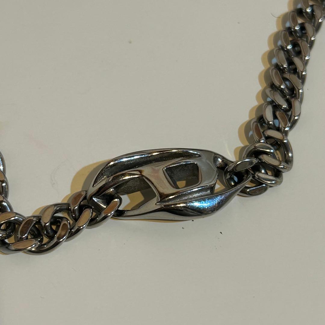 DIESEL チェーンネックレス ステンレス