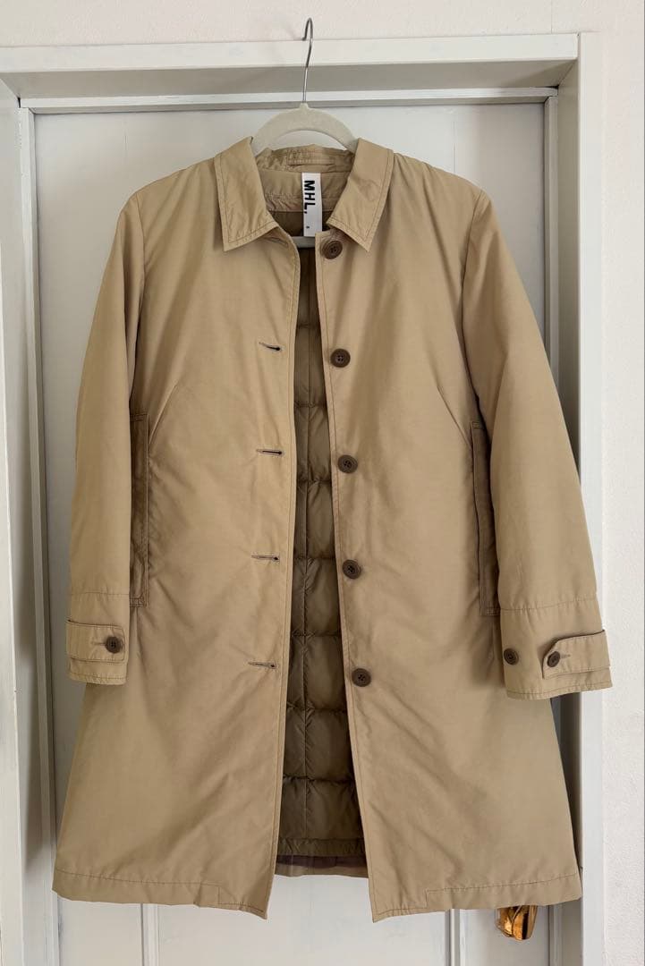 MARGARET HOWELL MHL. ダウンライナー付き ステンカラーコート