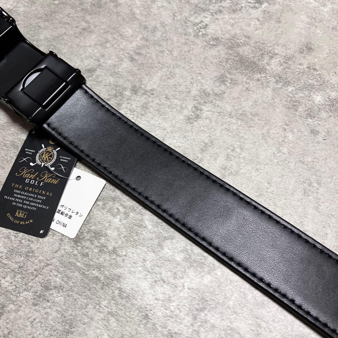 【新品タグ付き】　KARL KANI カールカナイ　ゴルフベルト　ブラック