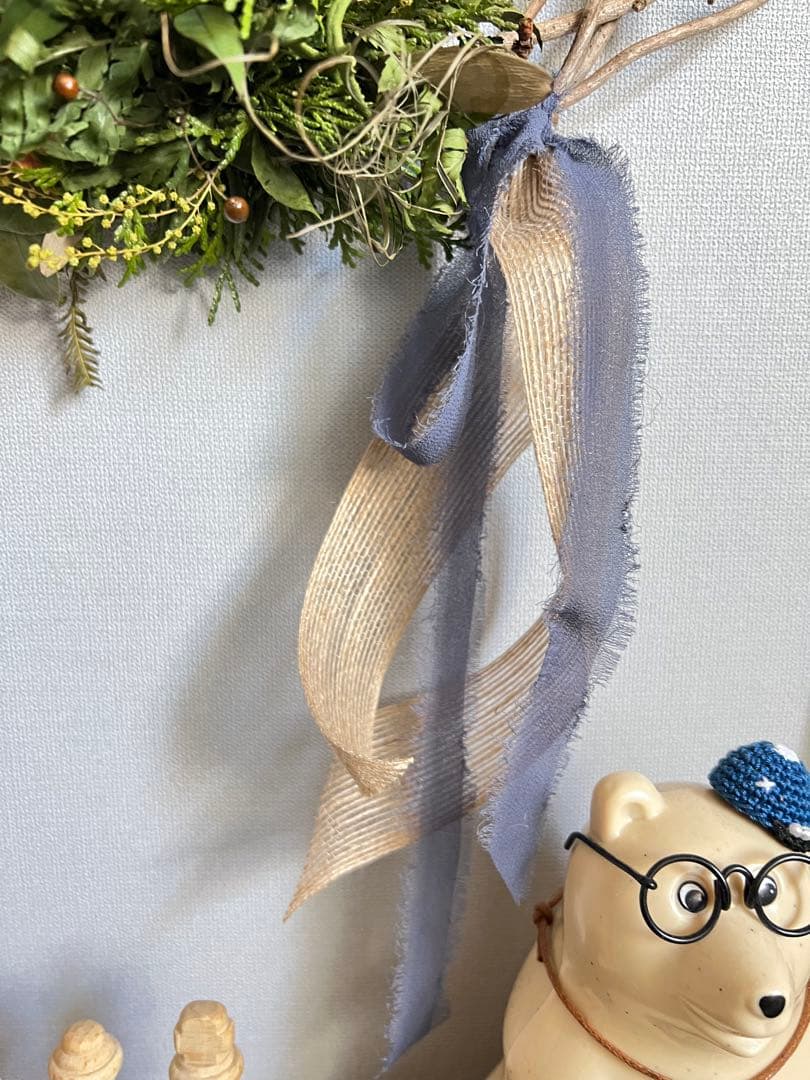 【SALE】リューカデンドロン⋆︎*シックなハーフリース♪ミモザ蕾⑅︎