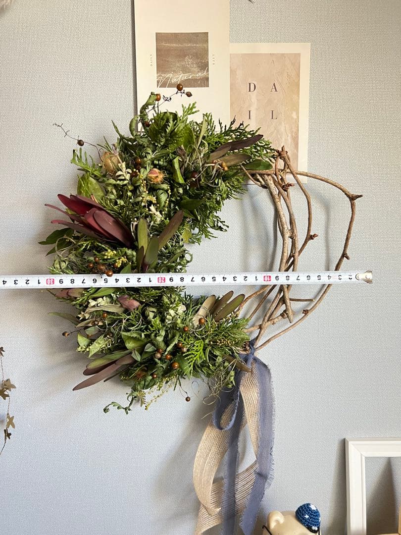 【SALE】リューカデンドロン⋆︎*シックなハーフリース♪ミモザ蕾⑅︎