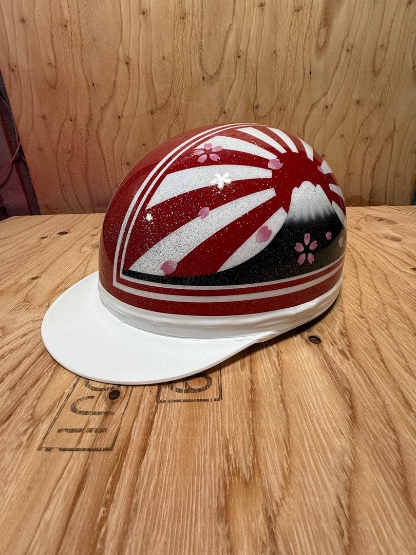 紅白　富士日章　桜ラメ仕上げ　コルク半