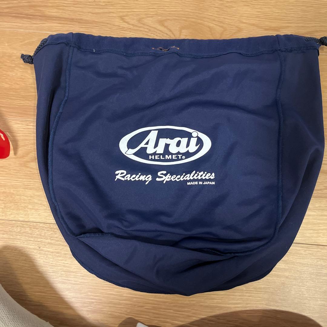 Arai ツアークロス　ターミネーター仕様61〜62 ㎝　バイザー、シールドあり