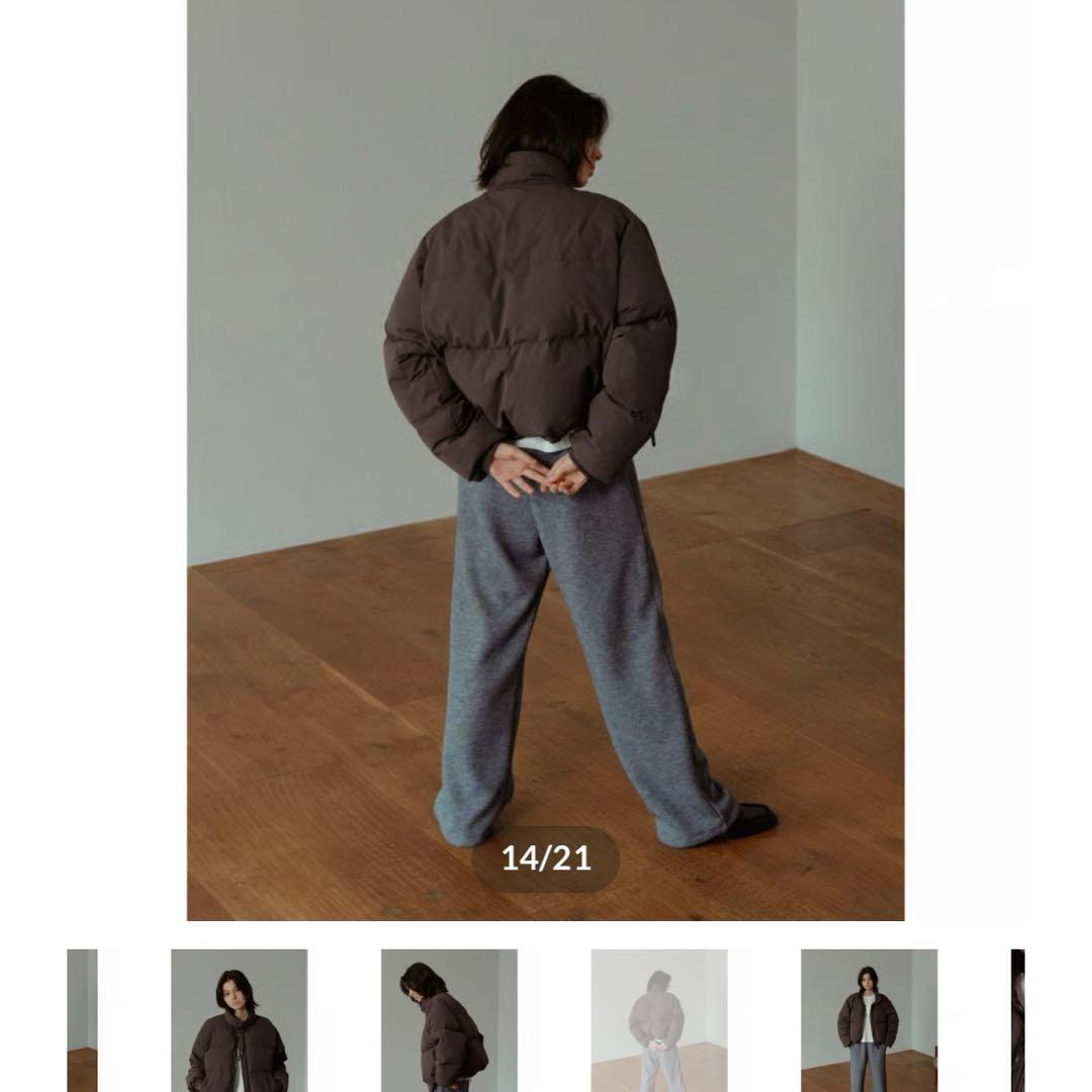 【NOKCHA original】mannish down jacket/ash