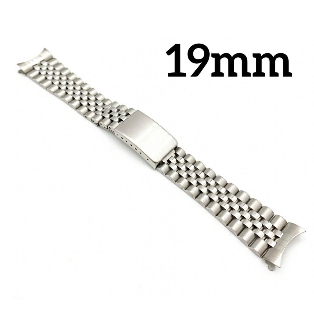 【新品未使用】ジュビリーブレス　時計　ベルト　ステンレススチールシルバー19mm