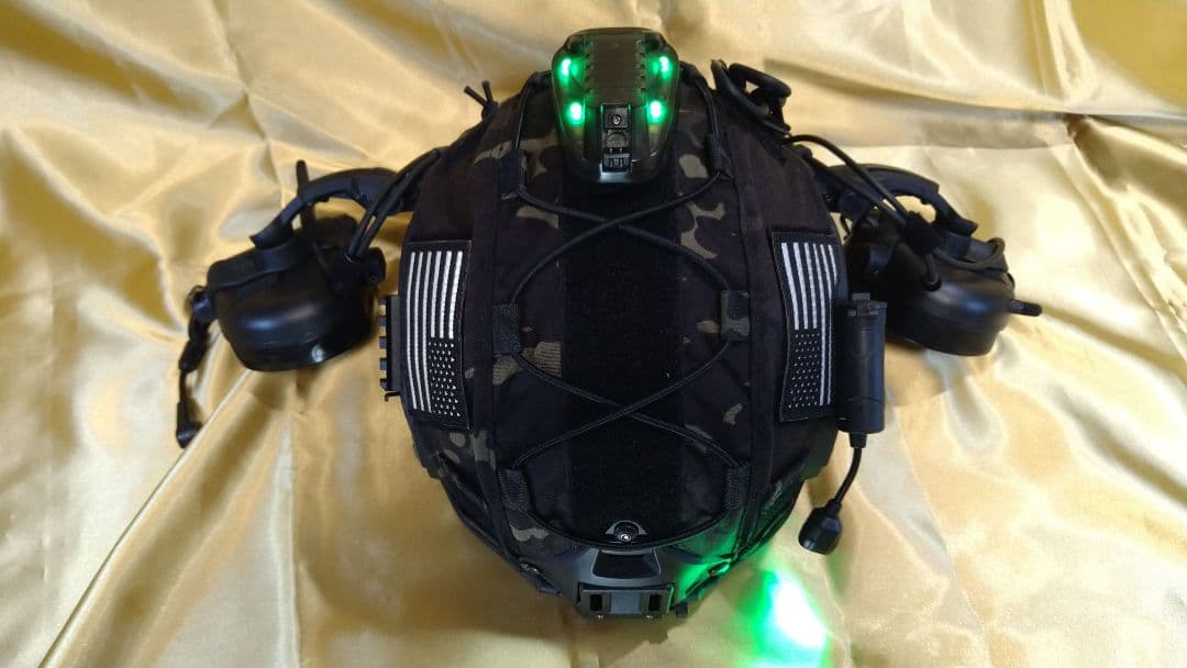 即使用可能EARMOR.M32PLUS他サバゲーブラック仕様ヘルメット★未使用品