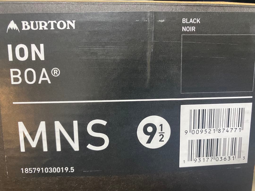 スノーボード BURTON ION BOA Black 27.5