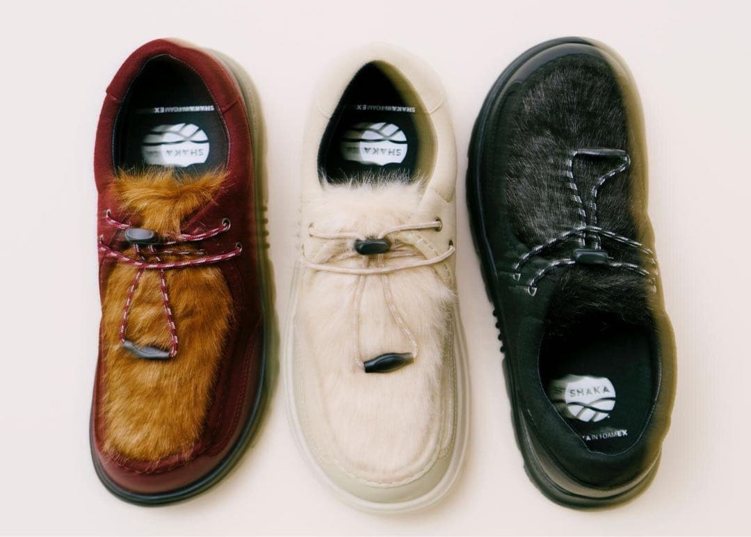 値下済☆美品　今期新作　SHAKA ファー付きチロルモックシューズ 2025AW