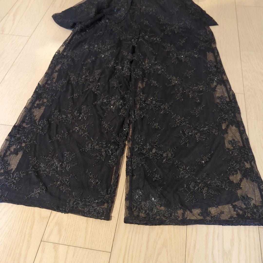 Ameri　SPANGLE LACE ROMPERS