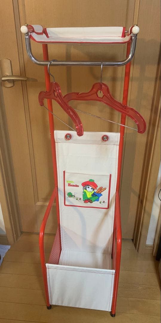 昭和レトロ 組み立て家具 ファンシー 小物入れ ハンガーラック 希少 70's