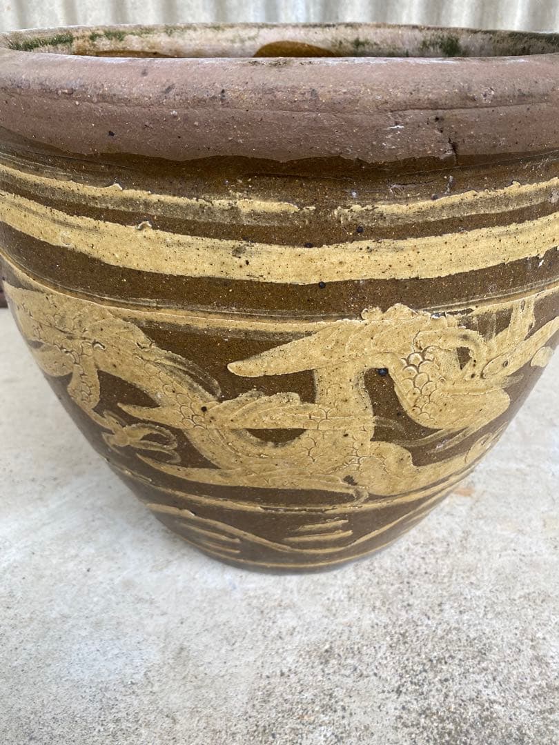 金魚鉢　メダカ鉢　睡蓮鉢　焼物　ピータン壺　水鉢