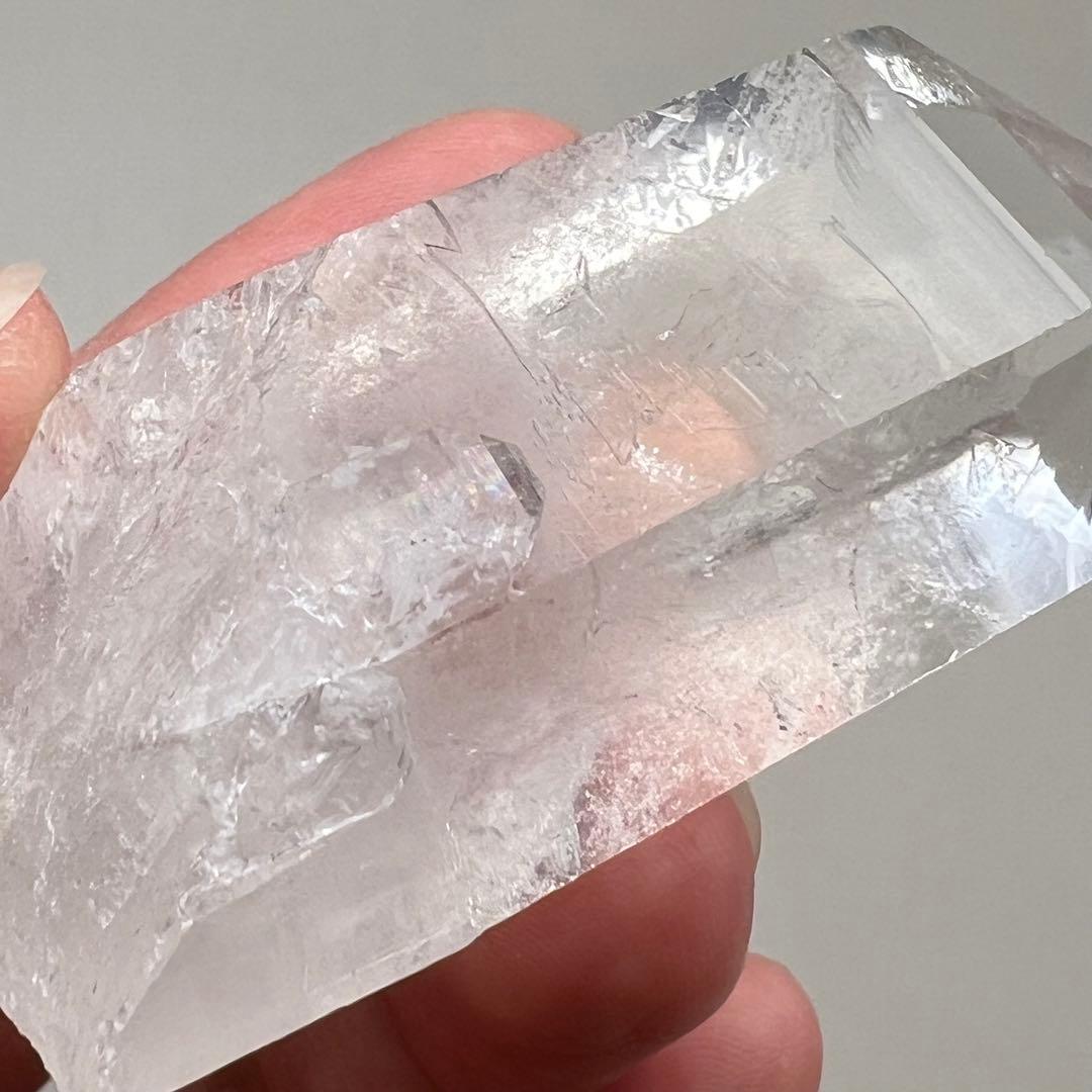 （ze84）ブラジルミナスジェライス州ゼッカデソーザ産水晶78.6g原石