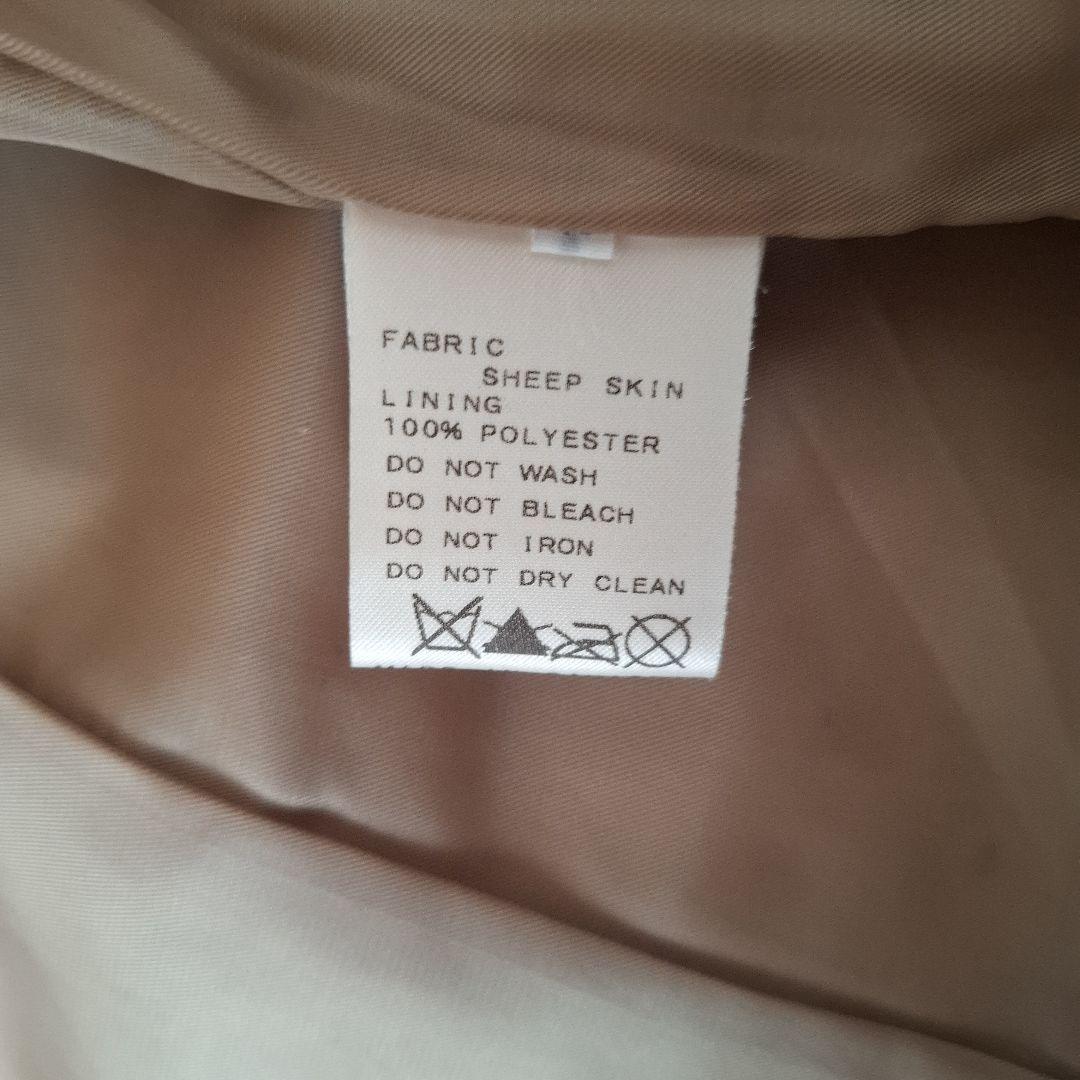 【美品】SLOBE IENA ライダースレザージャケット ラムレザー 40号