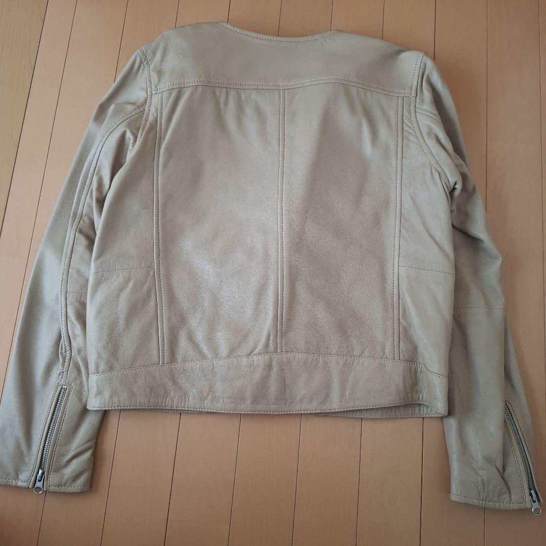 【美品】SLOBE IENA ライダースレザージャケット ラムレザー 40号