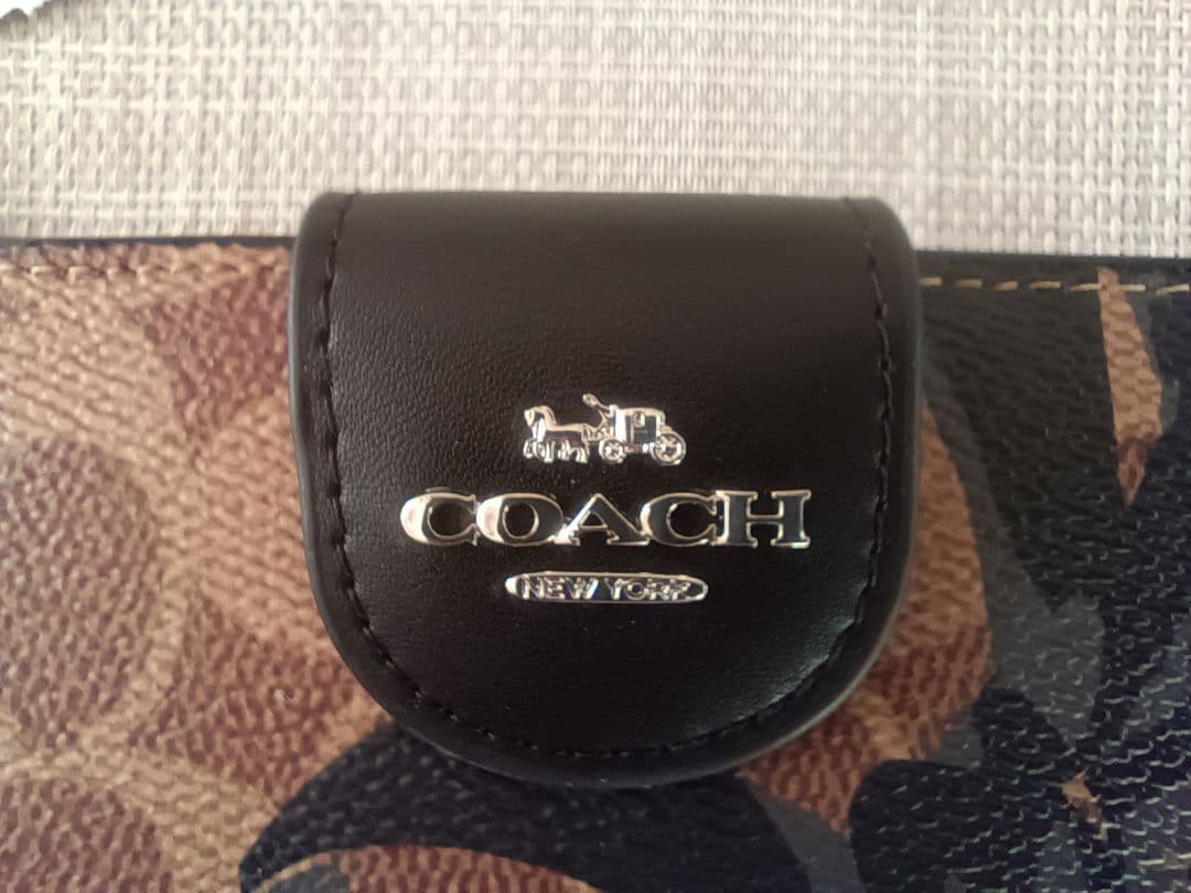 なーさん さん専用 COACH 二つ折り財布 フラワーパターン