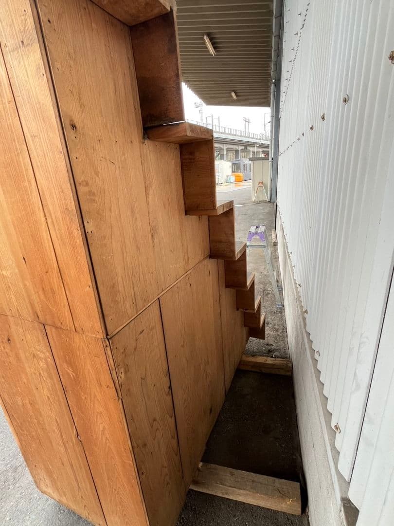 お値下げしました！！！古民家　年代物　階段箪笥　左下がり