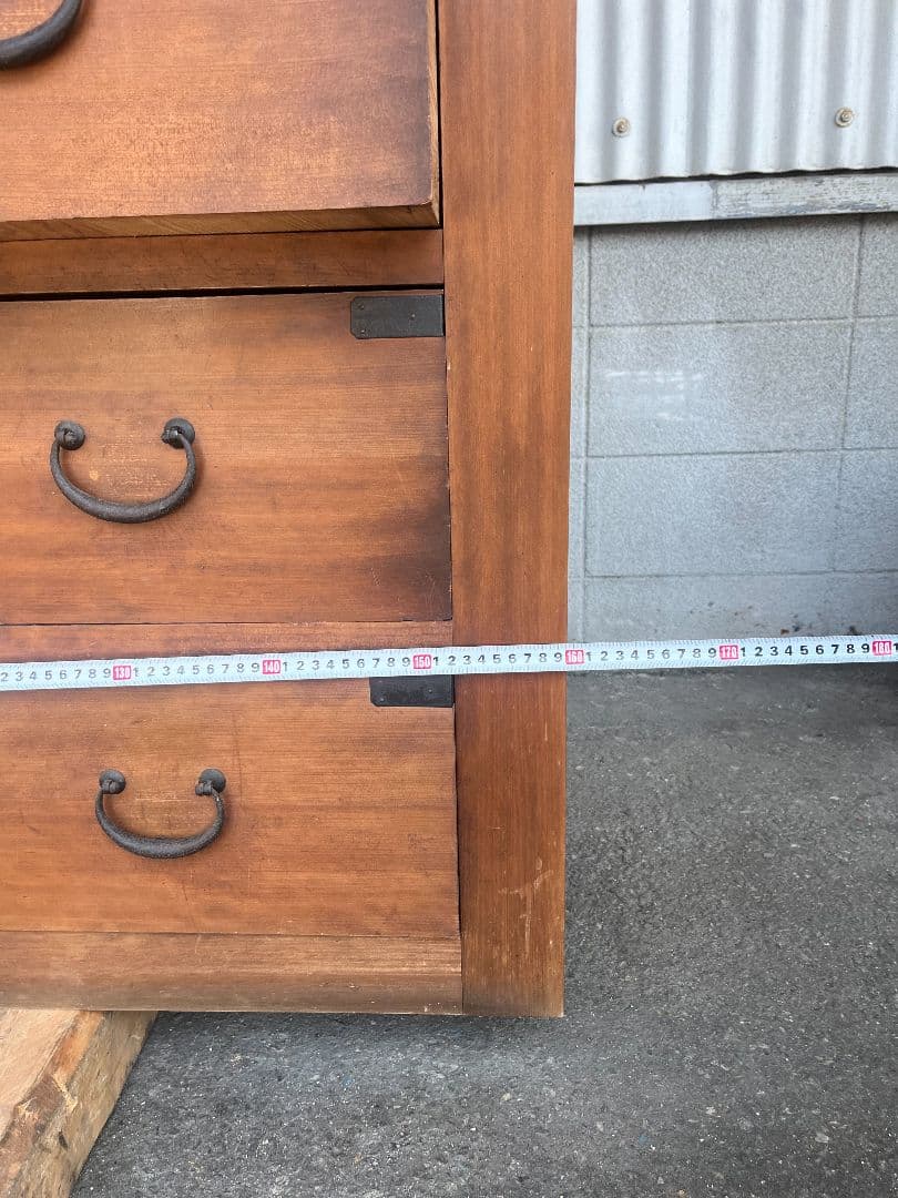 お値下げしました！！！古民家　年代物　階段箪笥　左下がり