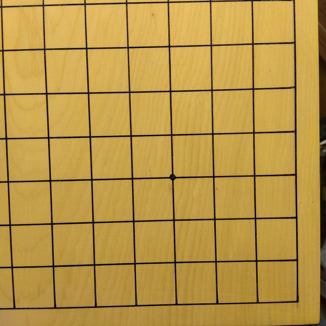 【国産　本榧　４寸碁盤　木裏】