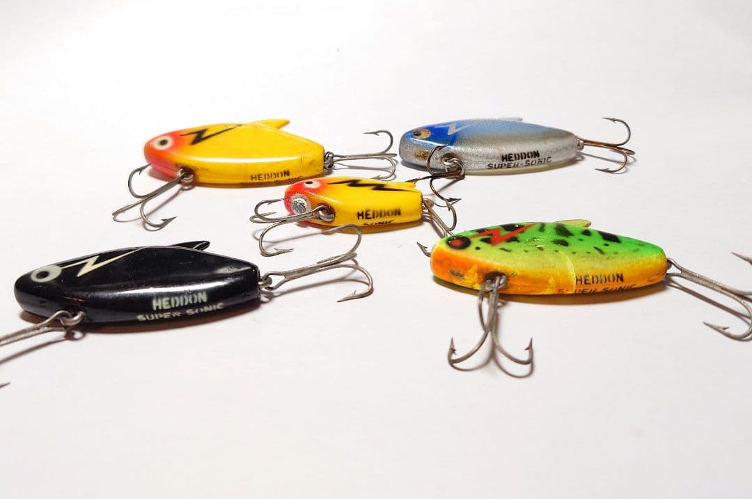ヘドン　スーパーソニック　５個セット オールドルアー