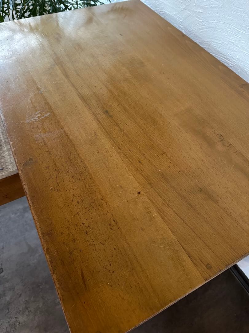 片袖机　古家具　昭和レトロ　木製デスク 文机　作業台