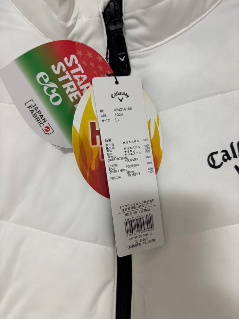 あ*ん様 Callaway ゴルフ ベスト ホワイト LL