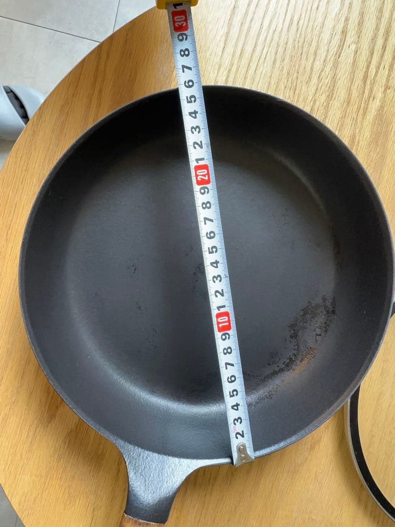 最終値下げです。 バーミュキュラ26 鋳鉄製フライパン ガラス蓋付き