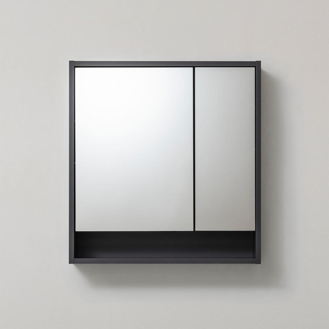 Toolbox クロップドミラーキャビW680 ダークグレー 未使用品