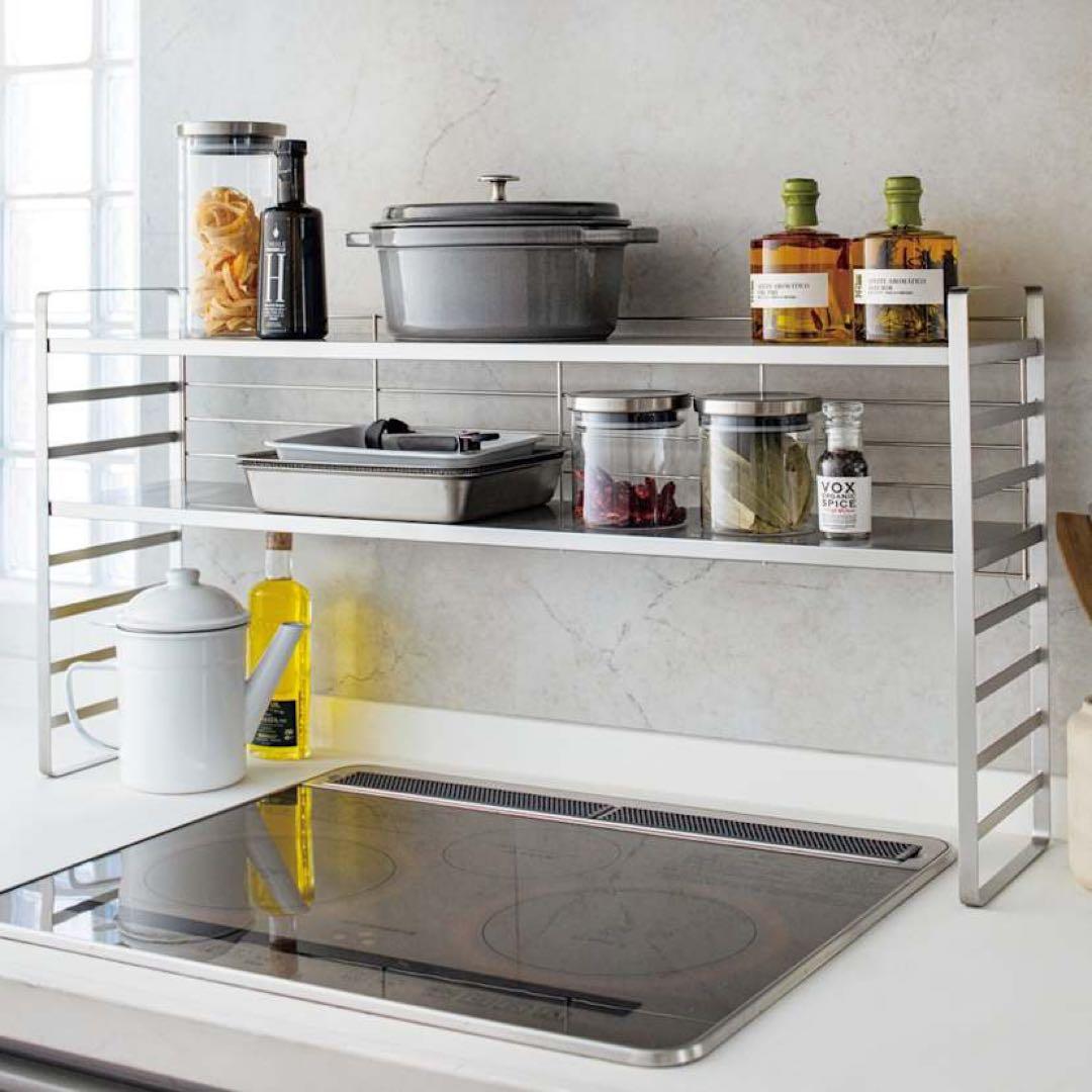 37804 オールステンレス頑丈出窓ラック 幅75