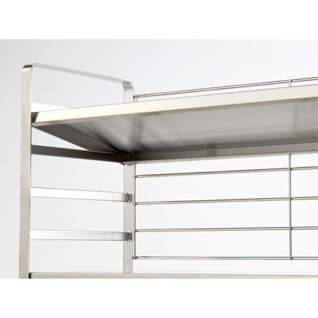 37804 オールステンレス頑丈出窓ラック 幅75