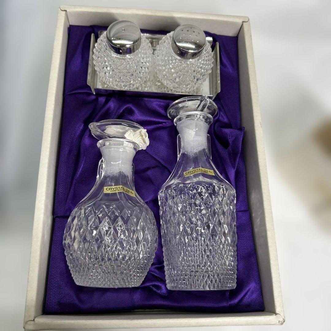 KAMEI GLASS カメイグラス 調味料入れ レトロ