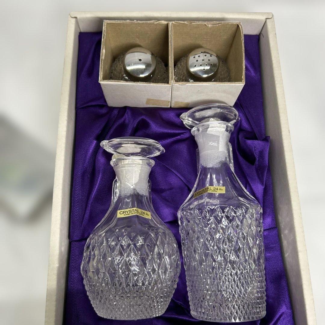 KAMEI GLASS カメイグラス 調味料入れ レトロ