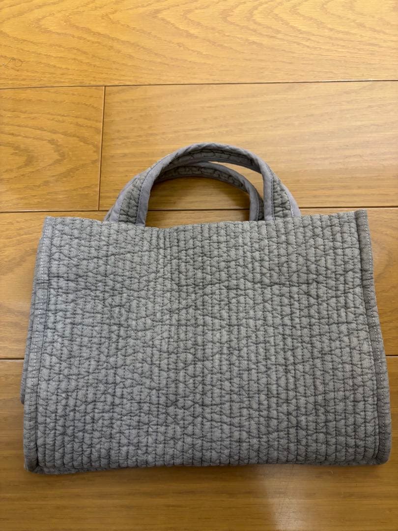 ピオヌンナル　トートバッグmy lady ライトグレー