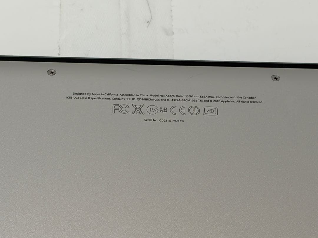 MacBookPRO ダブルOS win11 corei7 SSD512/16