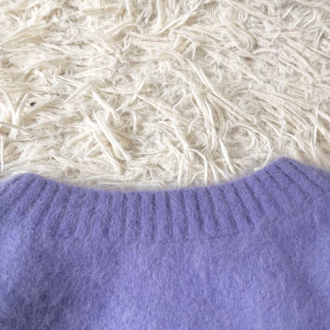 タグ付　NOBLE ノーブル　Fur Nuance プルオーバーニット　ふわふわ