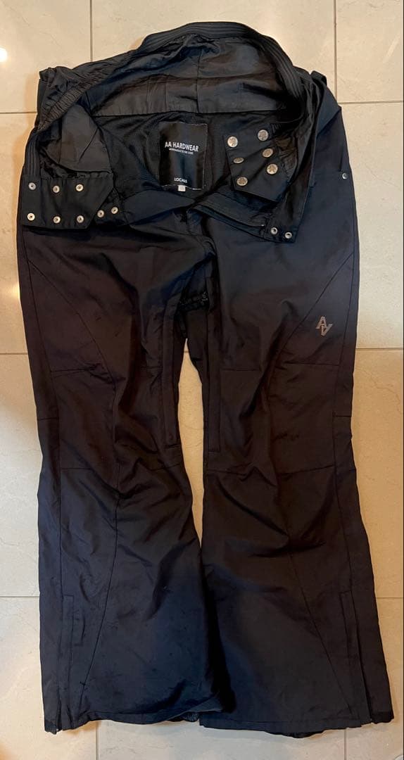 A.A. ダブルエー スノーボードウエア・パンツセット 黒