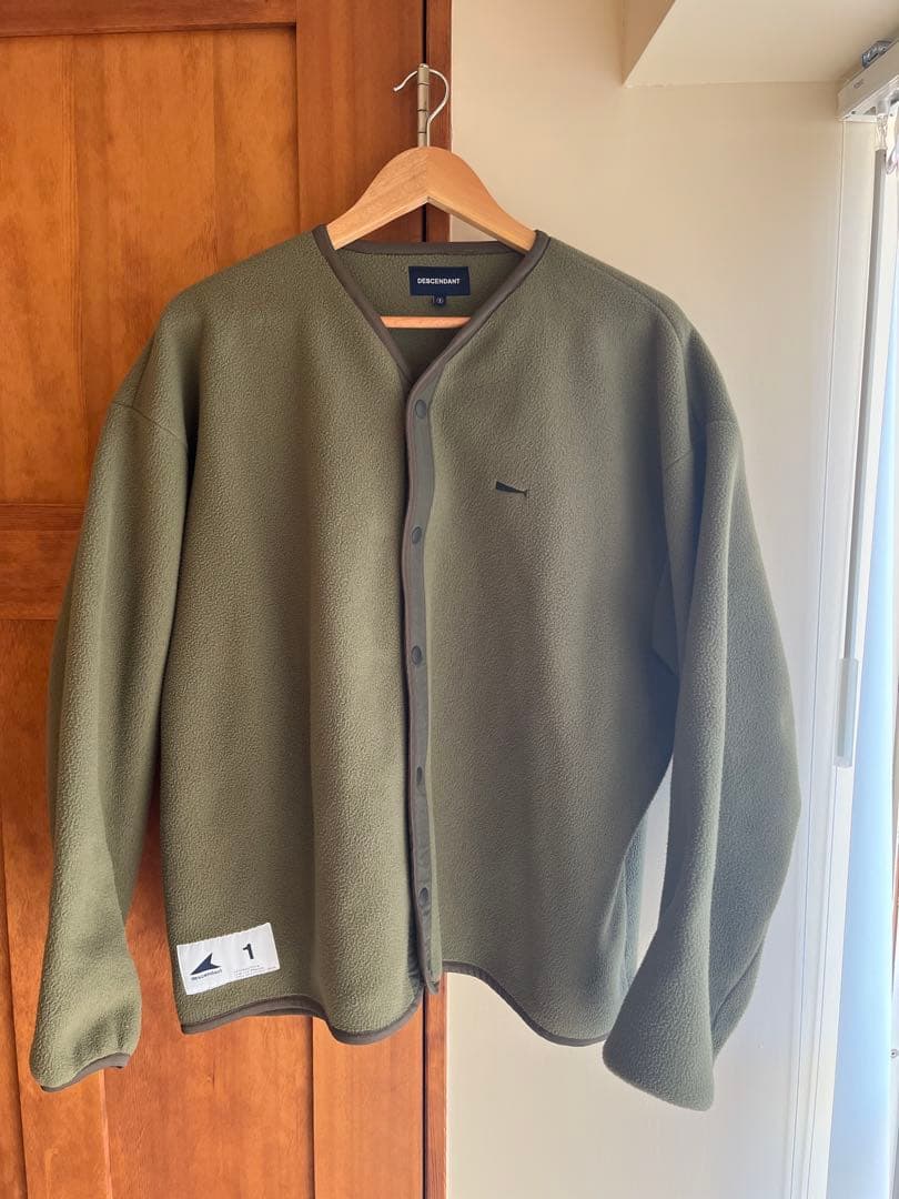 【パンの耳】DESCENDANT フリースカーディガン+ スウェット