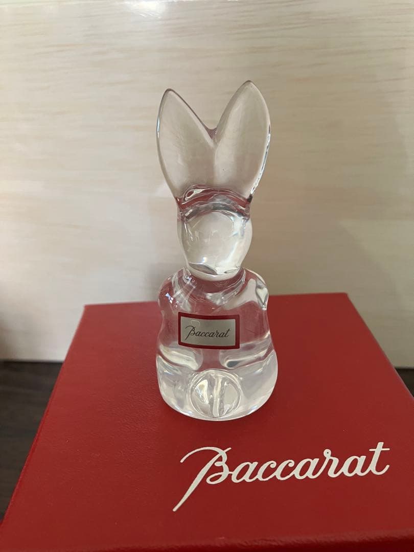 バカラ　うさぎ　2点セット