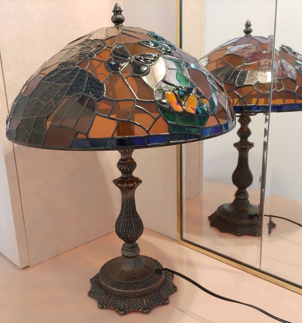 ステンドグラスランプR20-1