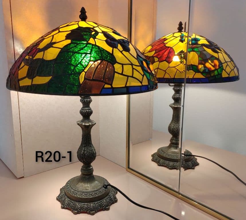 ステンドグラスランプR20-1