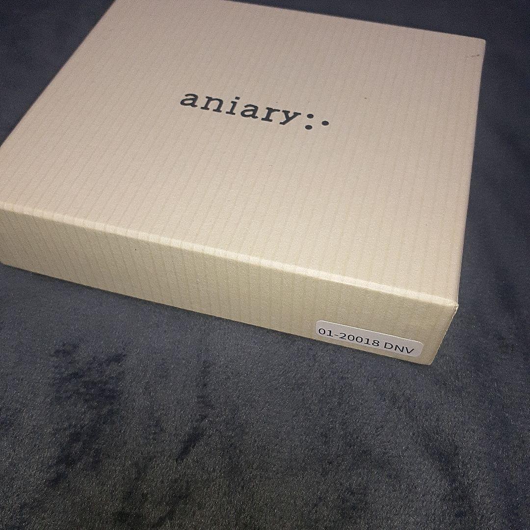 【aniary|アニアリ】アンティークレザー ウォレット Dark Navy