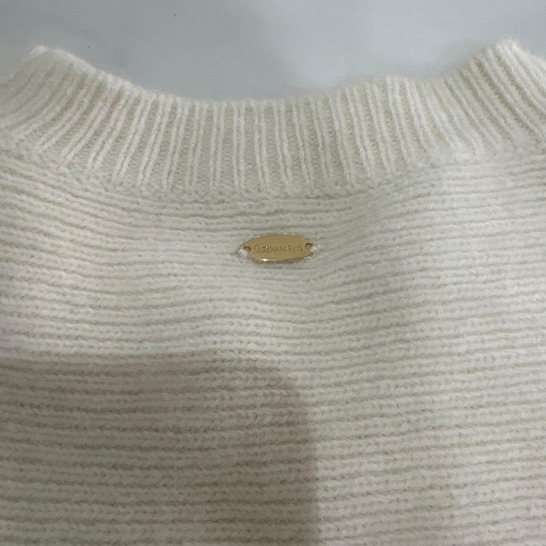 アニュアンス　ペプラムショートニットトップス　サイズ1