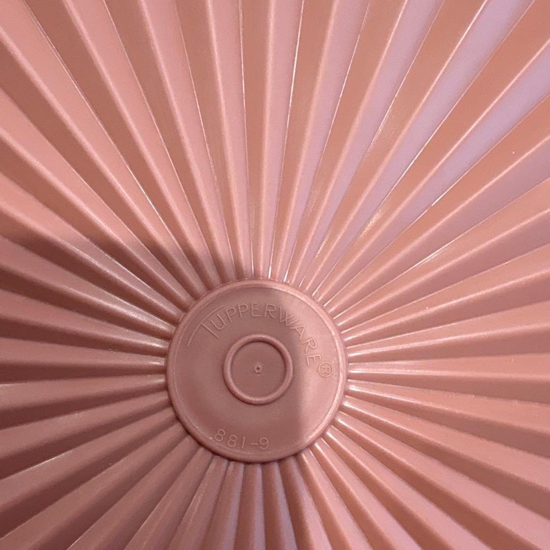 タッパーウェア　マキシデコレーター　サーモンピンク　2個セット　大サイズ