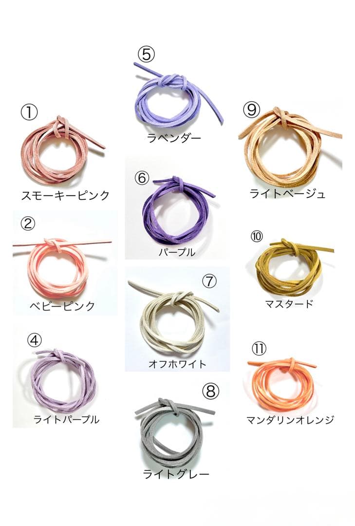 A26-072 レジンネックレス(かすみ草)トロピカル③Premium