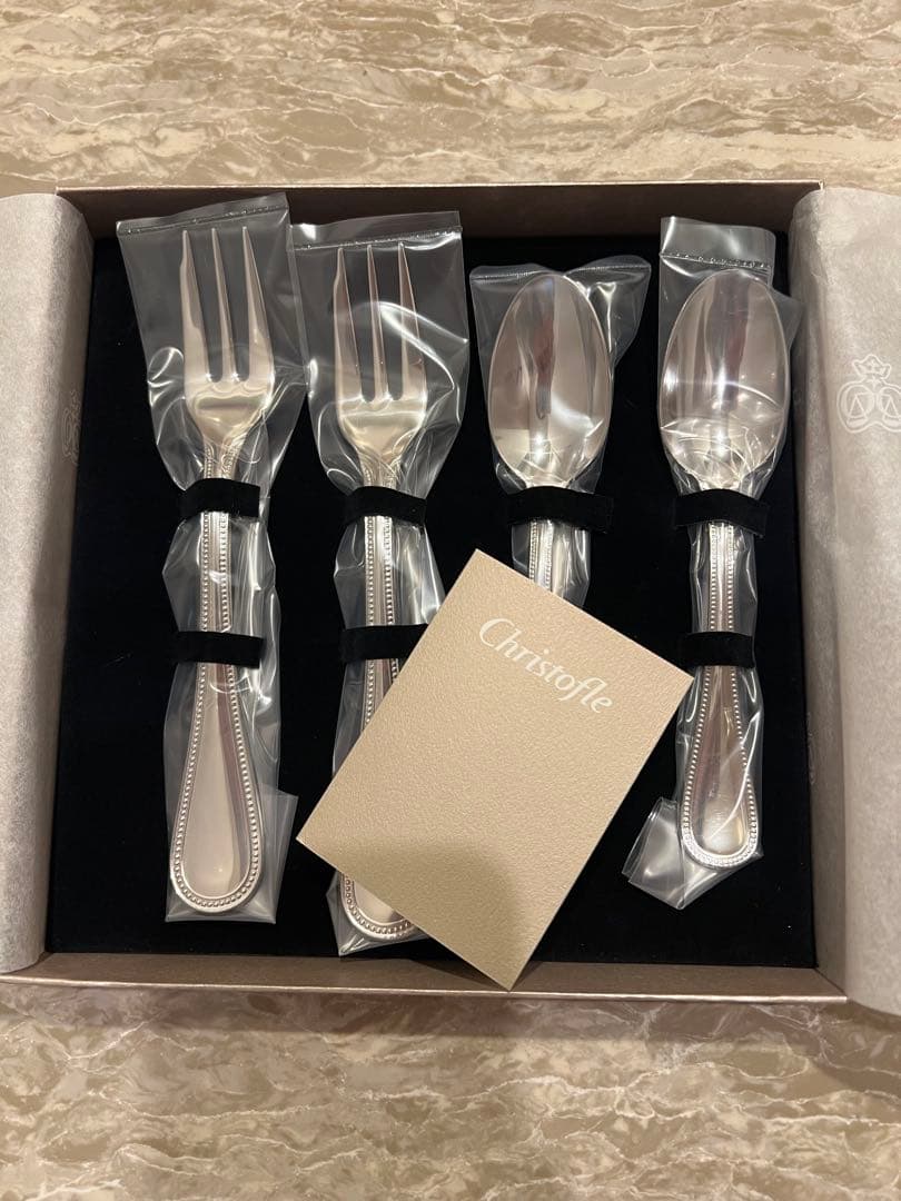 【新品未開封】クリストフル　パール　セット