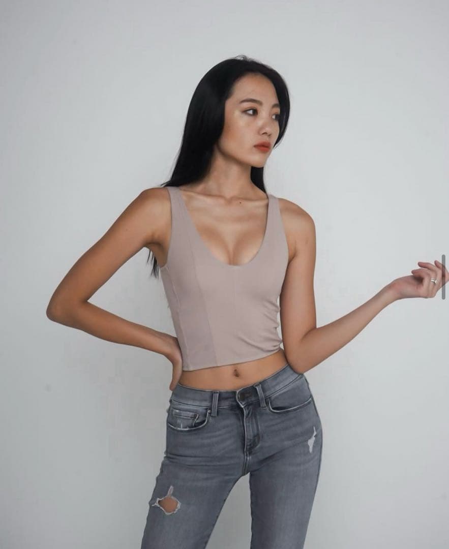 Amateras dreamy タンクトップ　XS グレージュ　ブラック　2点