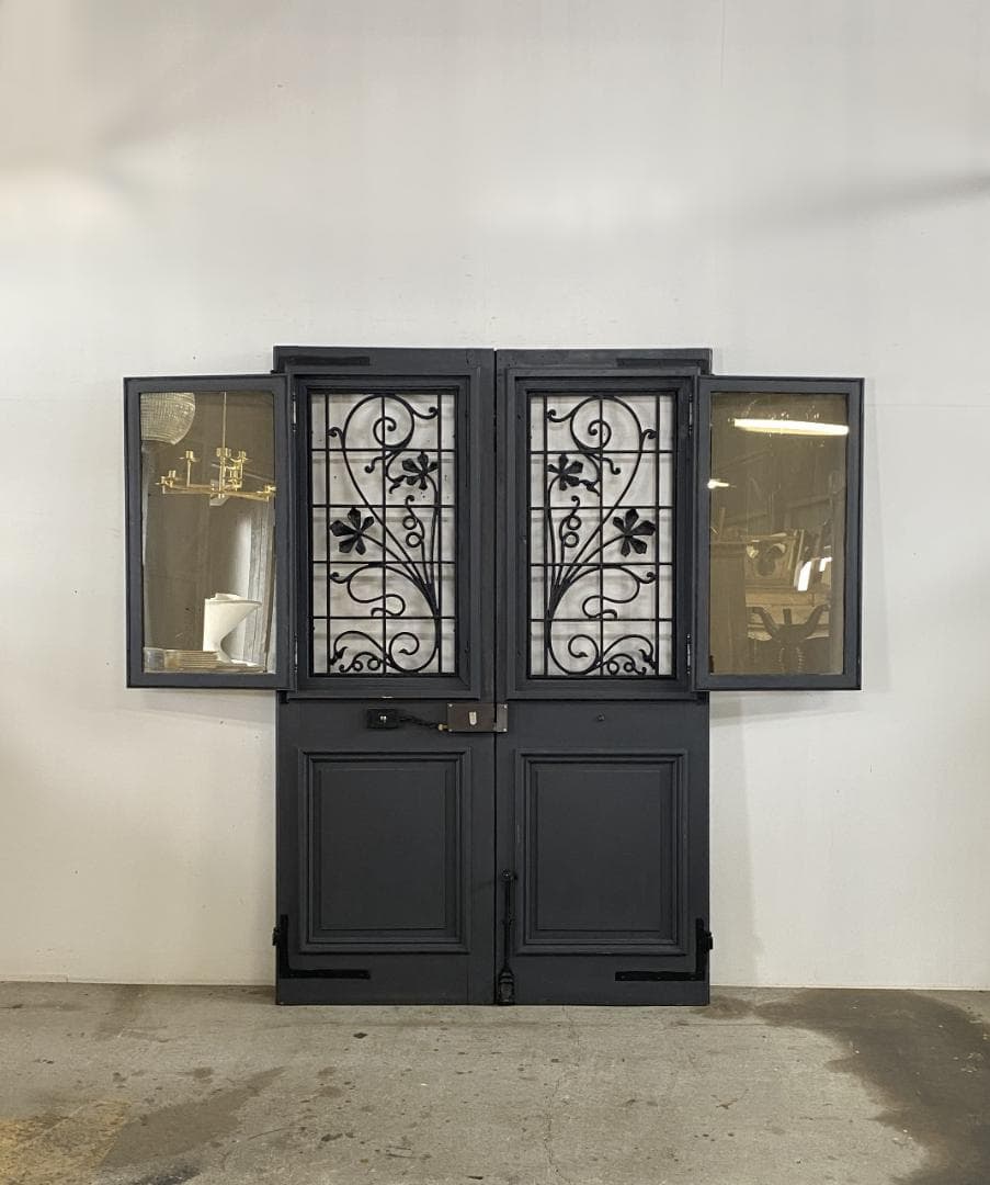 フランス アンティーク Iron Double Door ドア テーブル