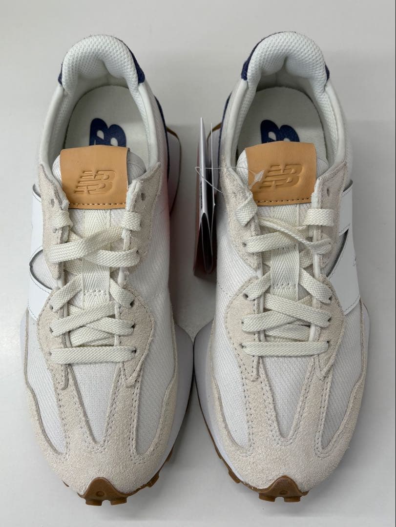 NB ニュースバランス327 ホワイト×ネイビー　23.5㎝