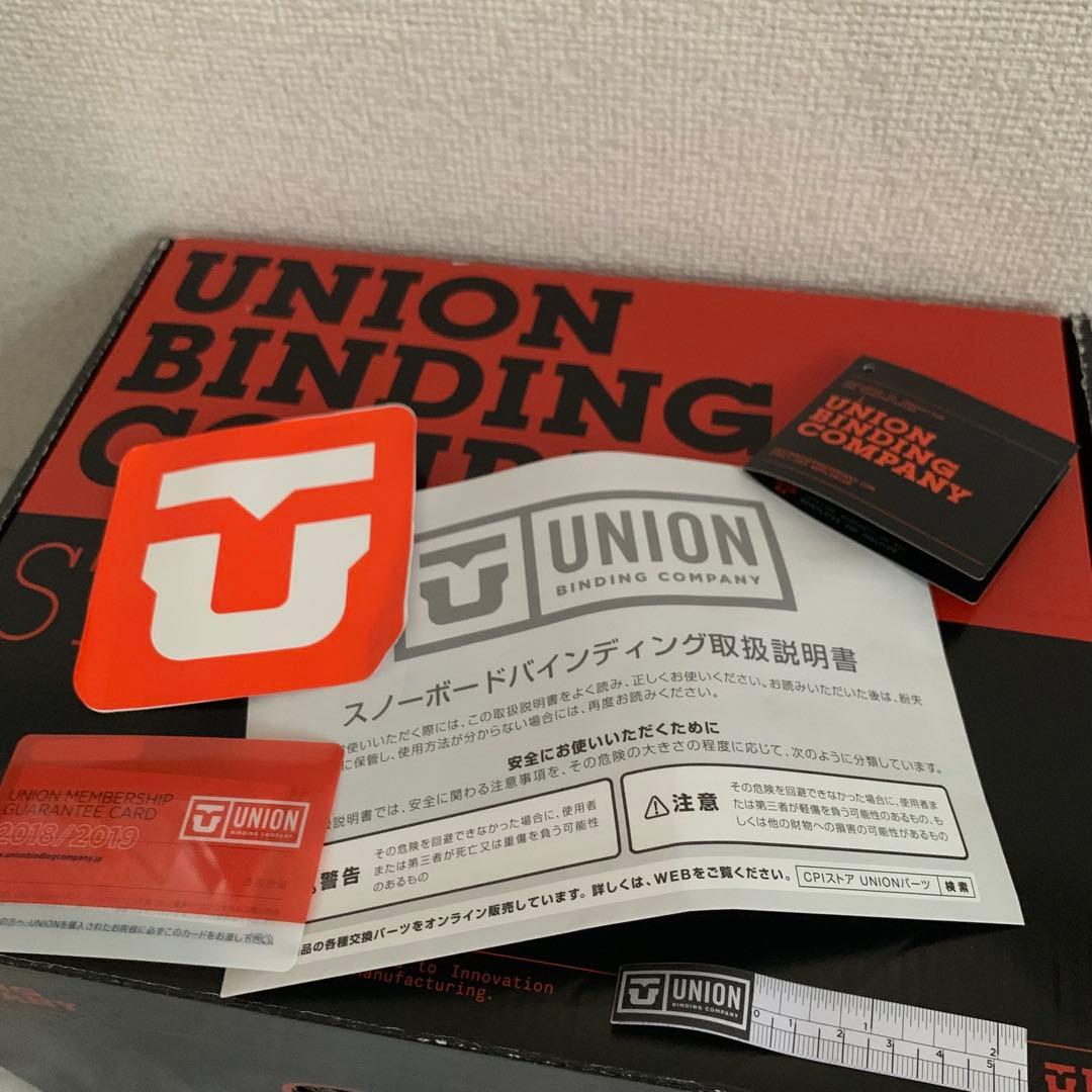 UNION STRATA スノーボードビンディング レッド　2018-2019