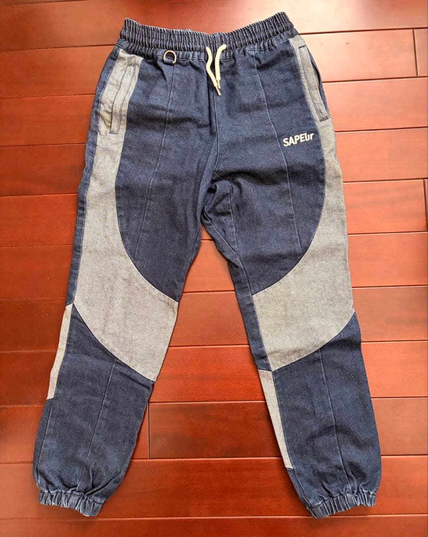 SAPEUR サプール デニムジャケットトラックパンツセットアップ